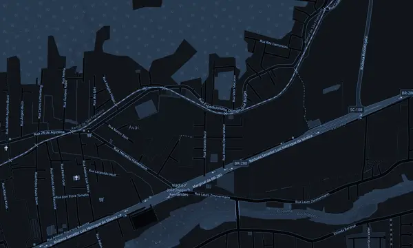 Mapa do bairro Avaí, em Guaramirim, com a localização da GL Estética Automotiva